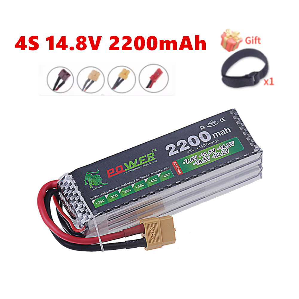 Drone Rc Truck - 4S 2200mAh 60C 14,8V LiPo Batterie