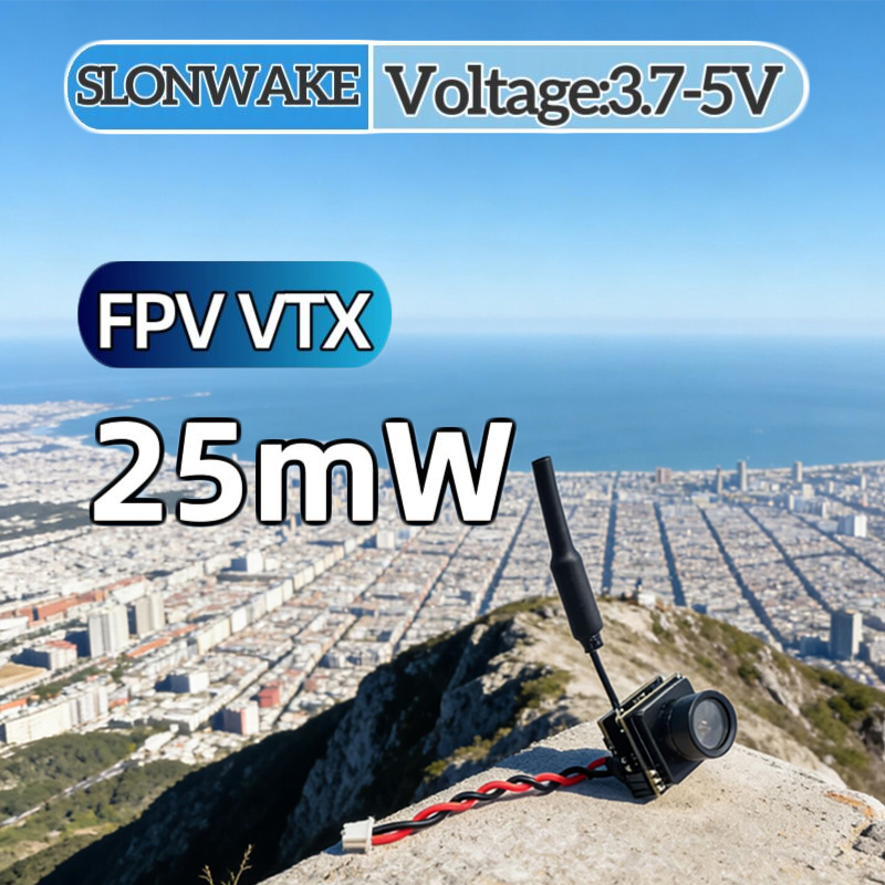 Drone Rc Camera - SLONWAKE FPV 25mW Leistungssimulations-VTX Integrierter Sender