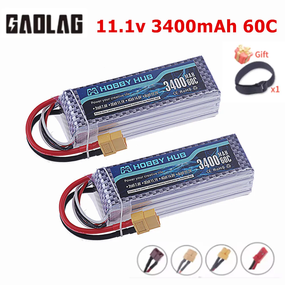 Drone Rc Truck - 3S Lipo Batterie 11,1 V 3400