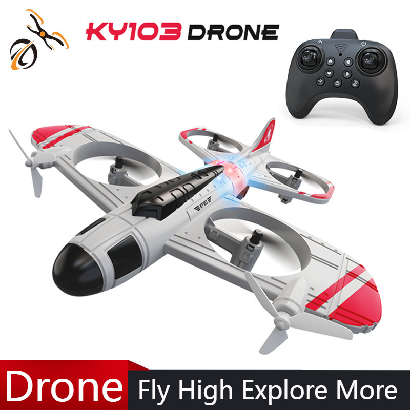 Drone Rc Fighter Jet - 2026 Ferngesteuertes KY103 RC Schaumstoff-Flugzeug 2.4G