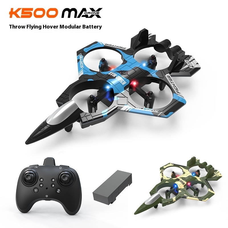 Drone Rc Fighter Jet - K500max Fighter Jet Quadcopter Drohne Rolling