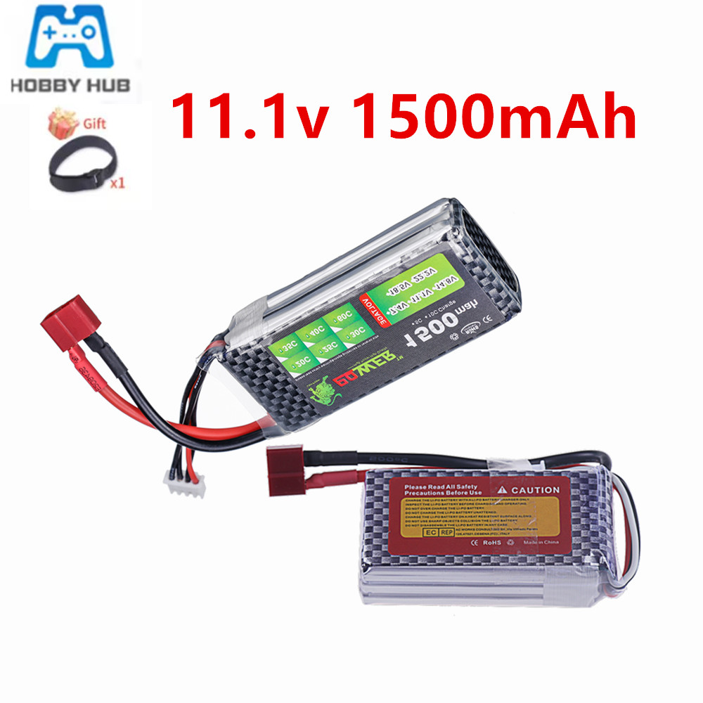 Drone Rc Truck - Hochleistungs-40C-60C 3S Lipo-Akku 11,1 V 1500