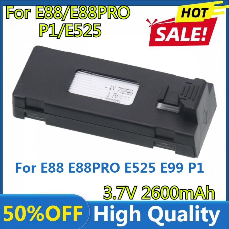 Drone Rc E99 K3 - E88 Batterie 3,7 V 2600 mAh