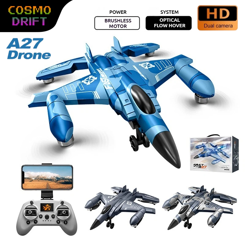 Drone Rc Fighter Jet - A27 Kampfjet RC Flugzeug Bürstenlosen Motor