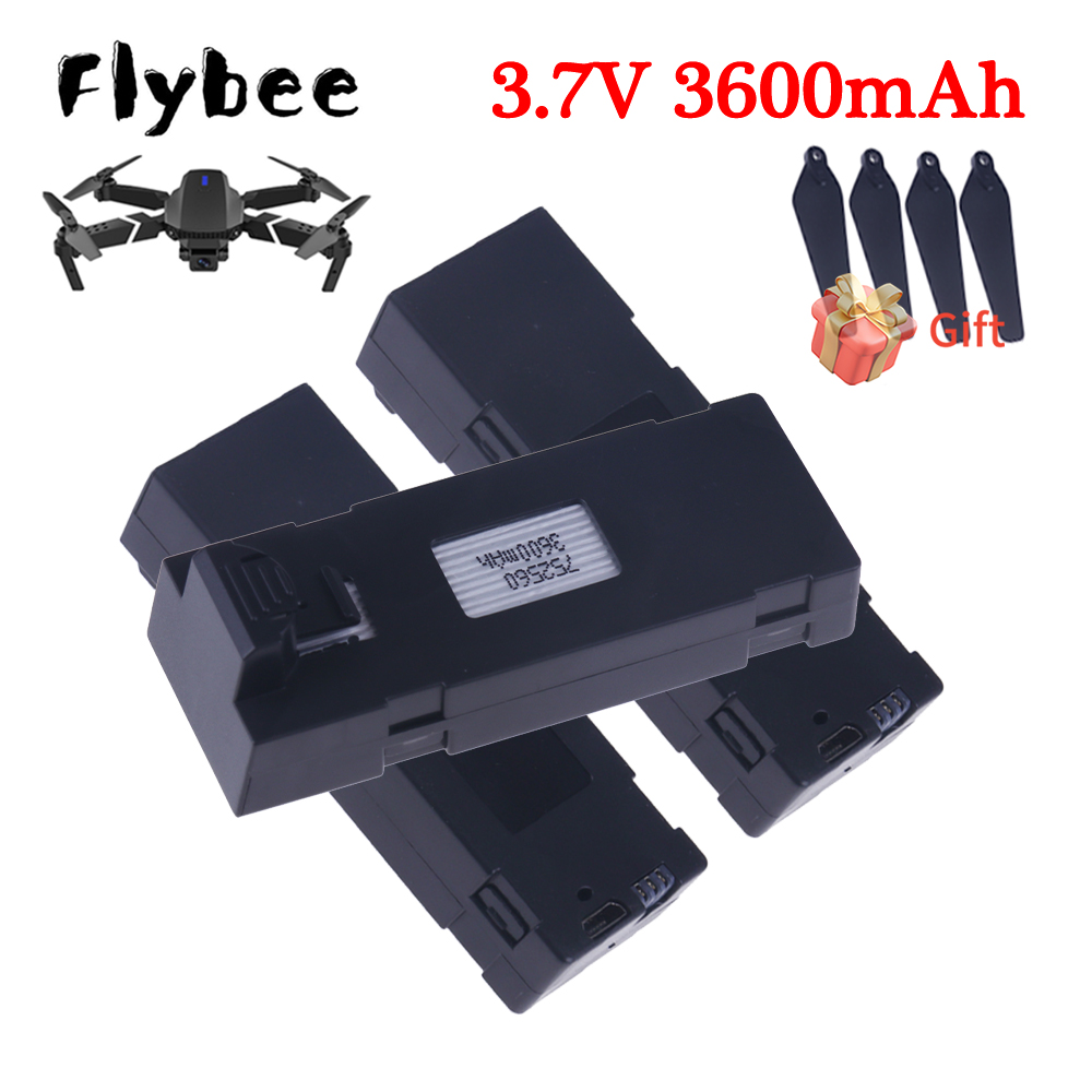 Drone Rc E99 K3 - 3,7 V 3600 mAh Upgrade E88