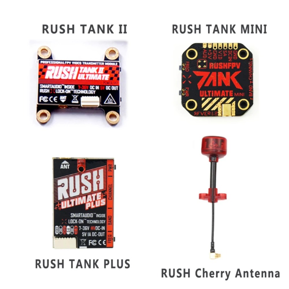 Fpv Antenna Receiver - RUSH TANK Ultimate II/Mini/PLUS/Solo VTX 5,8GHz