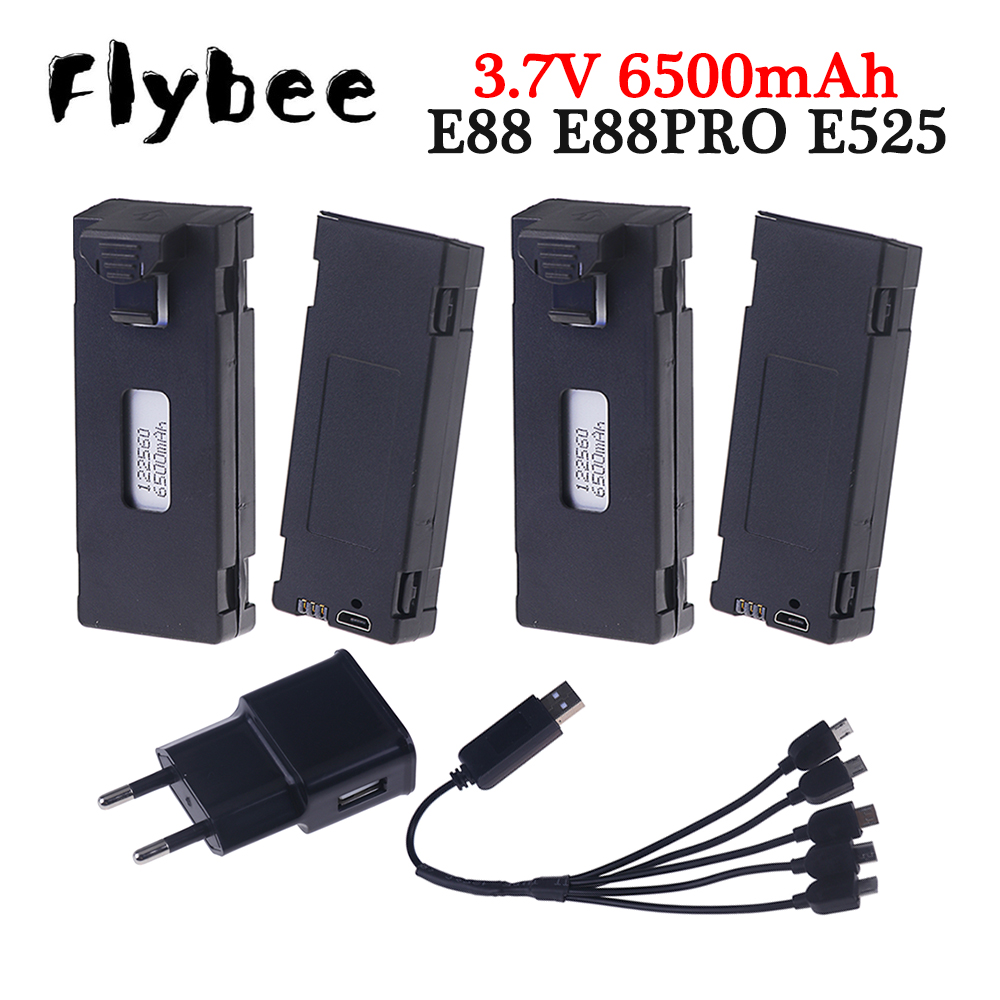 Drone Rc E99 K3 - Wiederauf ladbare 3,7 V 6500mAh Batterie