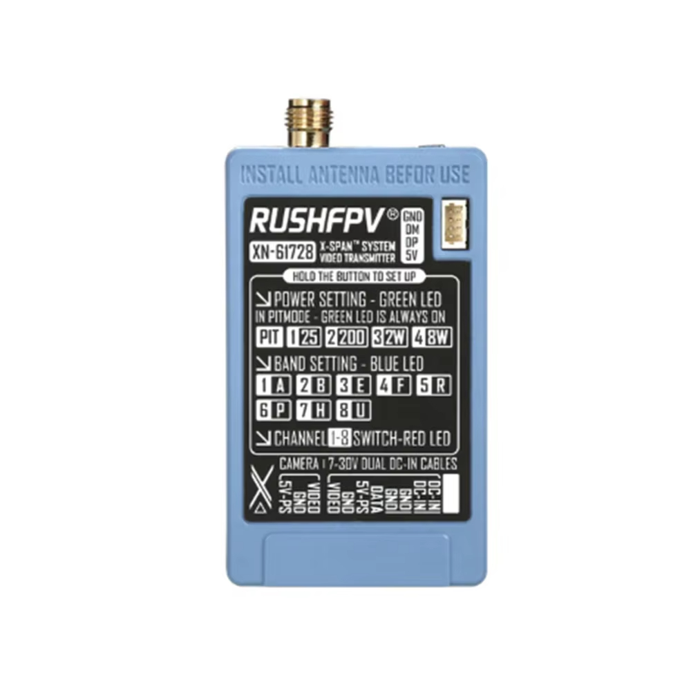 RUSHFPV 6.1‑7.2G 8W X61728 VTX – - Remote Control (Rc) Drone Bewertung und Preis
