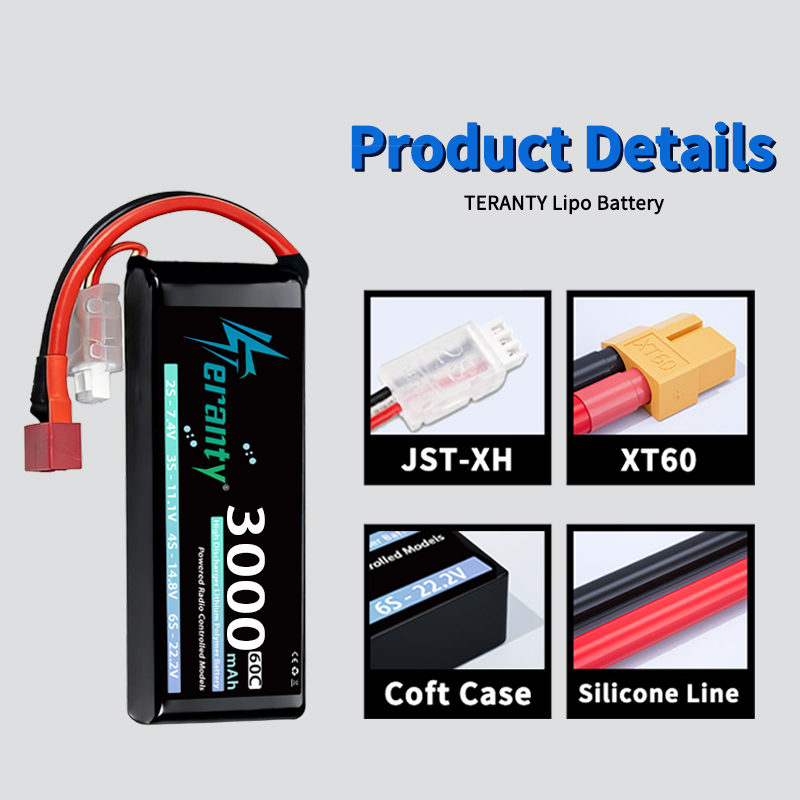 TERANTY 2S 3000mAh Lipo-Akku 7 – Drone Rc Truck Bewertung und Preis