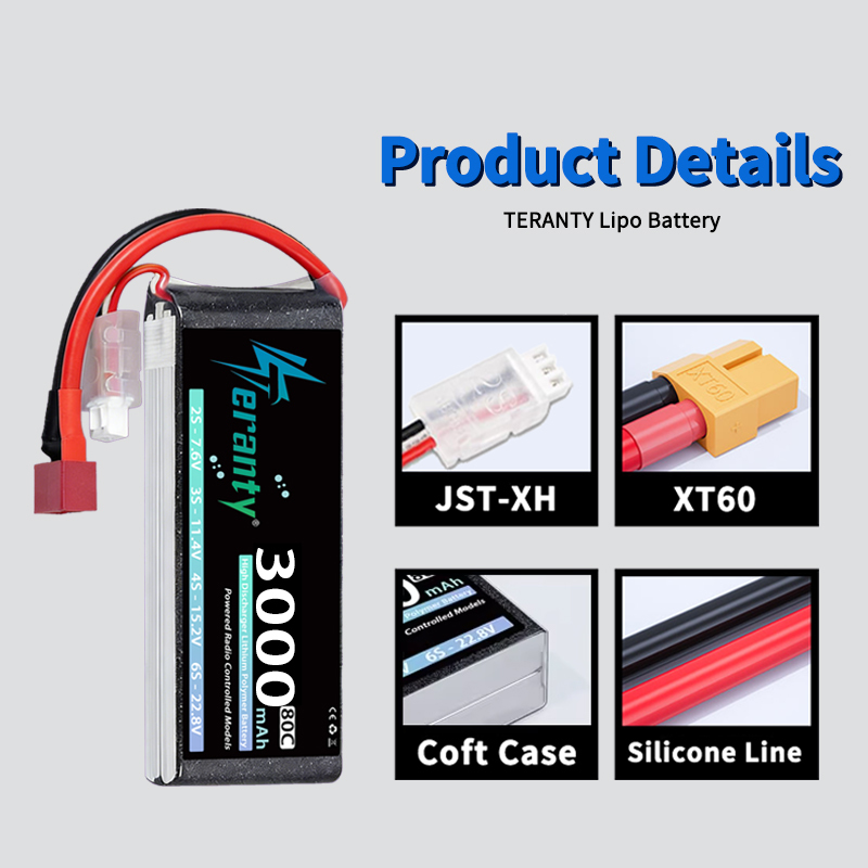 TERANTY 2S 3000mAh Lipo-Akku 7 – Drone Rc Truck Bewertung und Preis