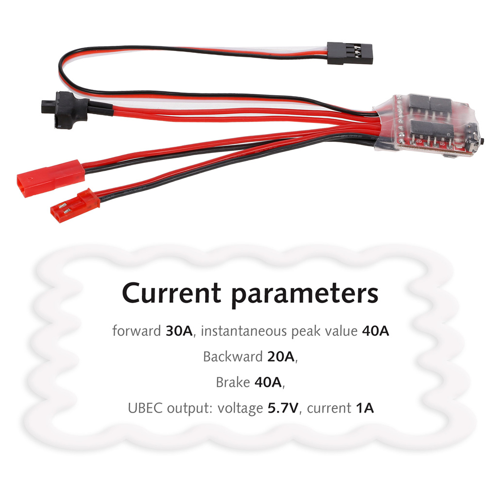 Mini RC Auto 30A Bürstenmotor- – Rc Boat Bewertung und Preis