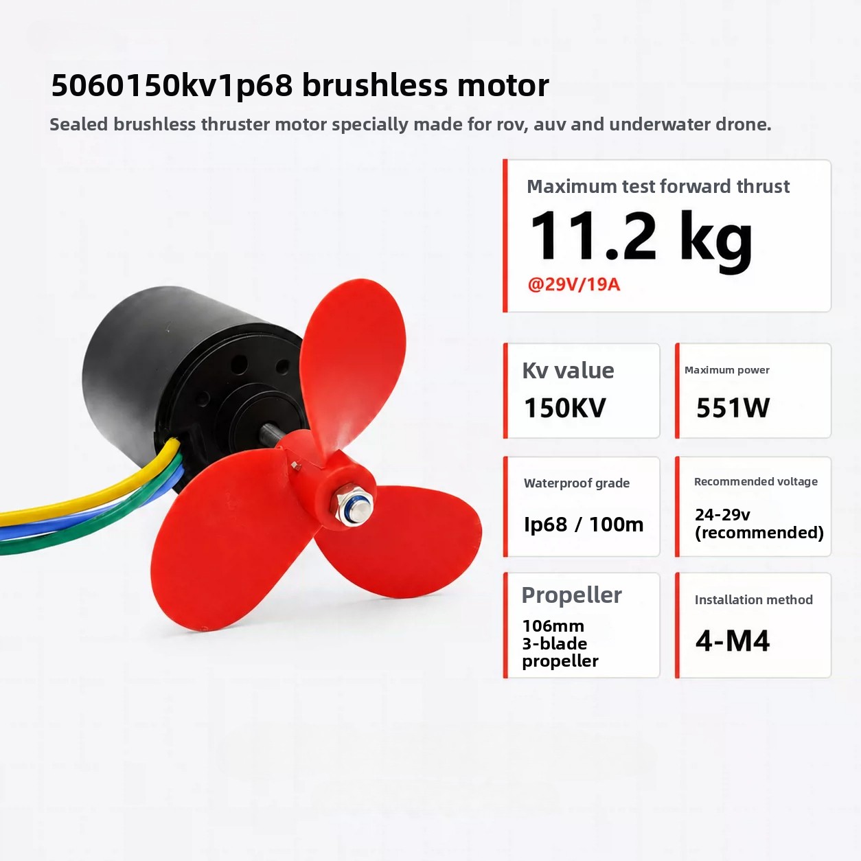 A5060 Wasserdichter bürstenlos – Rc Boat Bewertung und Preis