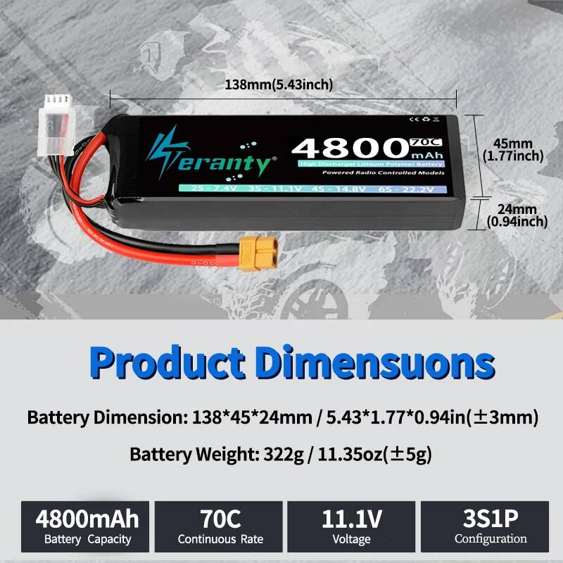 TERANTY 3S 4800mAh RC Lipo Akk – Drone Rc Truck Bewertung und Preis