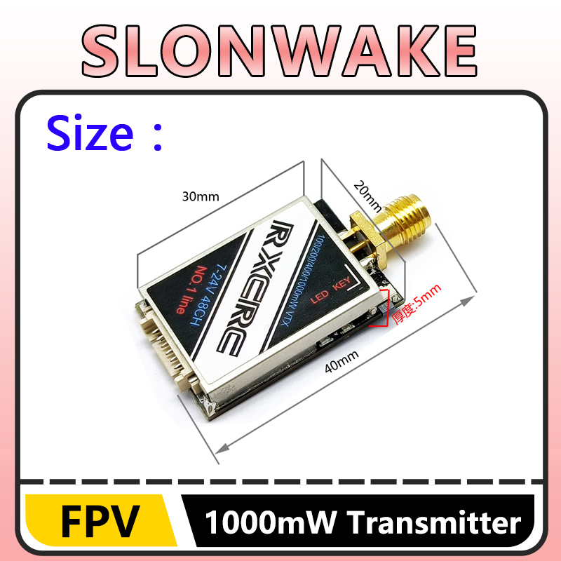 SLONWAKE 5.8G 48CH 1W VTX 100/ – Drone Rc Camera Bewertung und Preis