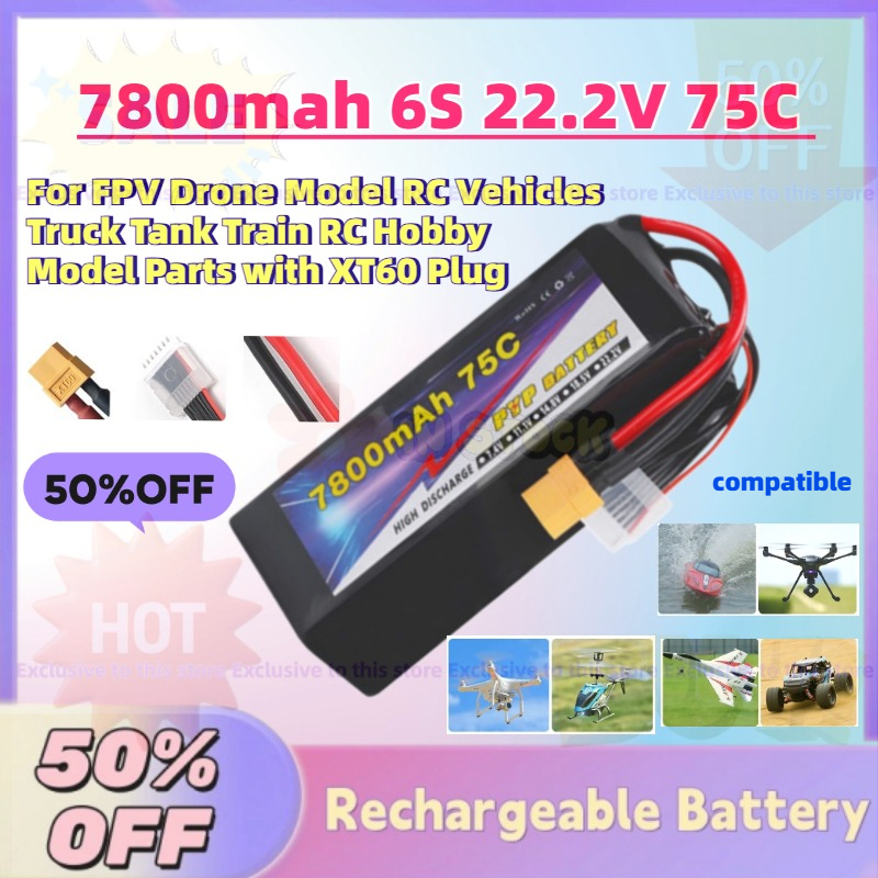 Verbesserte 7800mAh 6S 22,2V 7 – Drone Rc Truck Bewertung und Preis