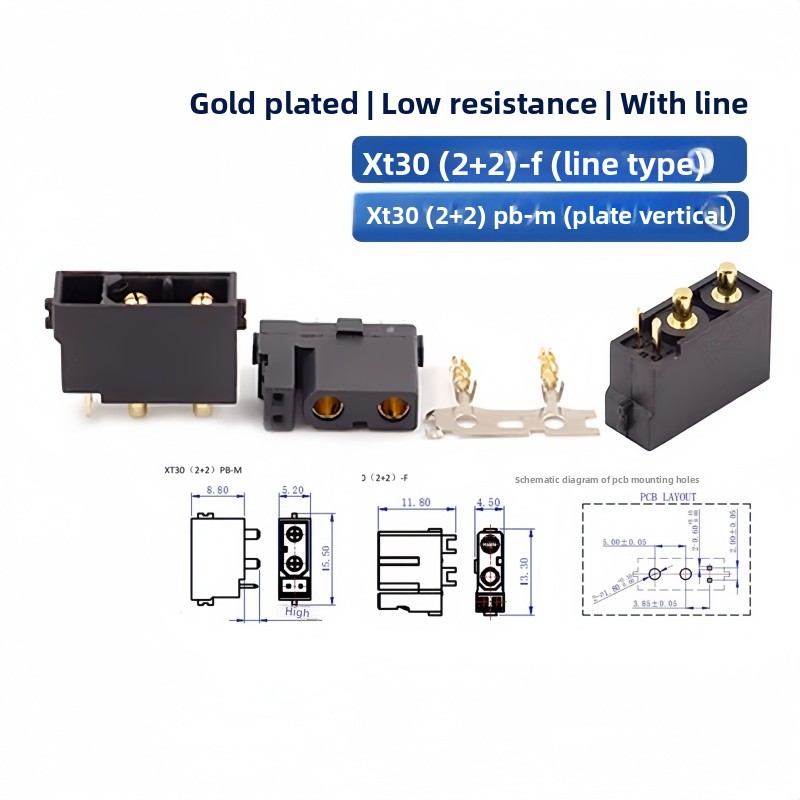 XT30(2+2) XT30PB/PW(2+2) Vergo – Drone Rc Signal Bewertung und Preis