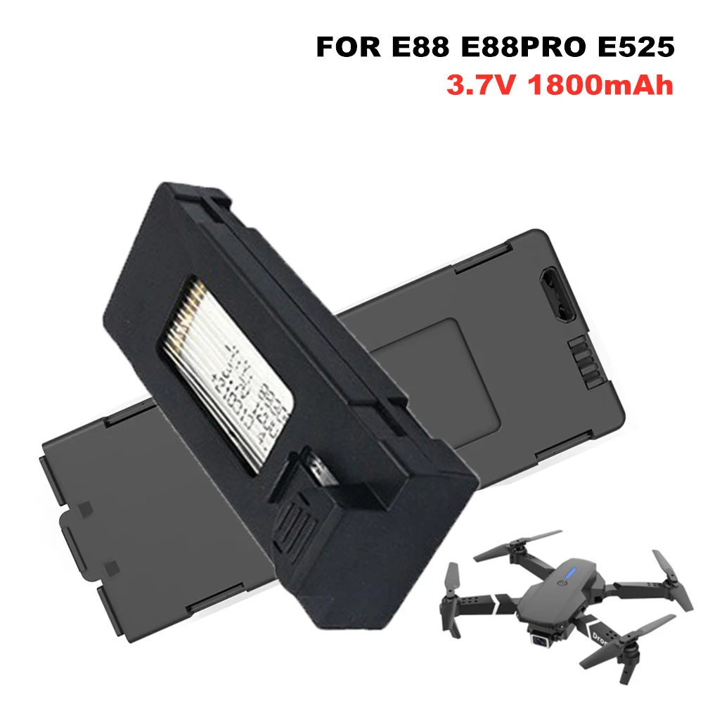 E88 Drone Batterie 3,7 V 1800  – Drone Rc E99 K3 Bewertung und Preis