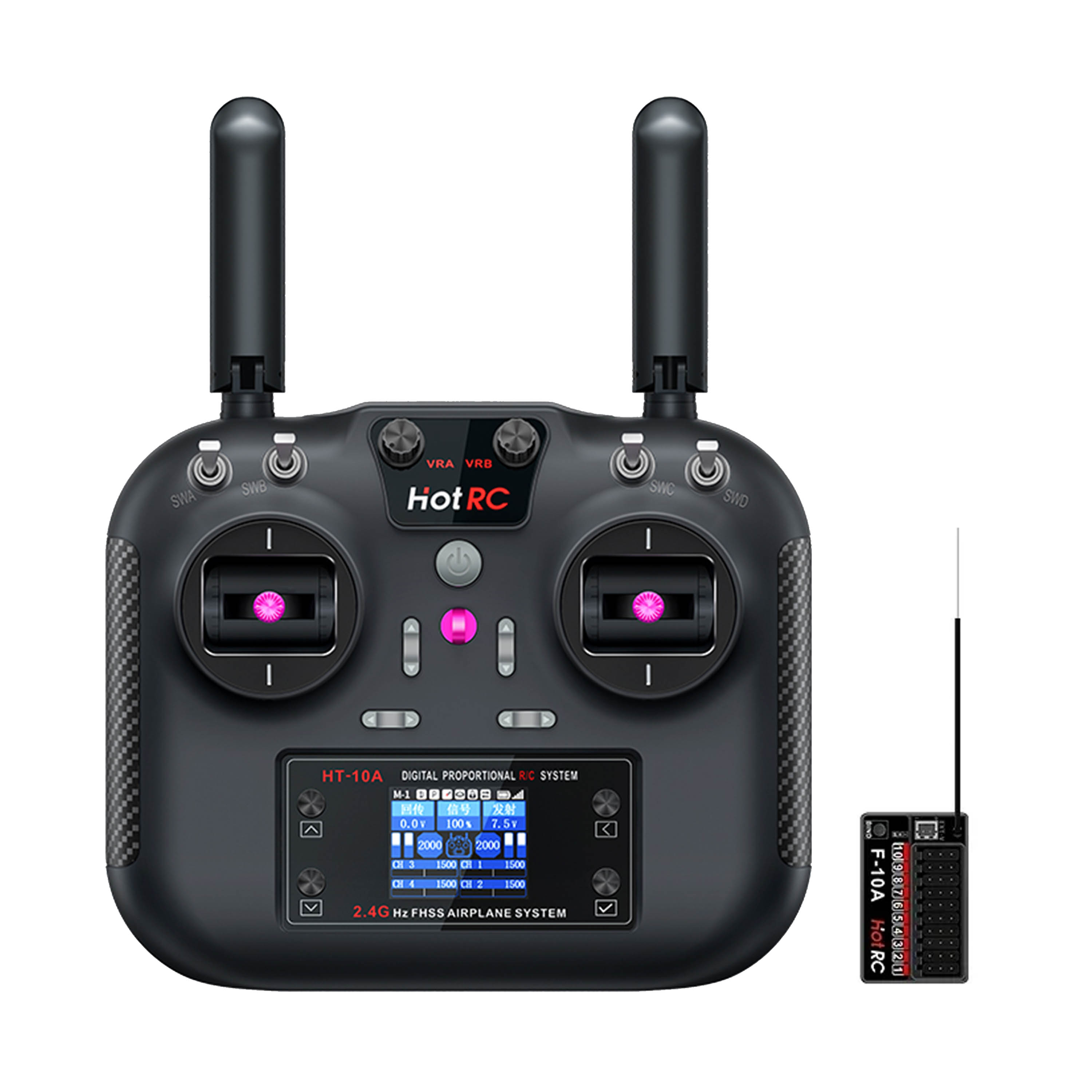 HotRC HT-10A Sender HT10A 2,4G – Drone Motor Rc Car Bewertung und Preis