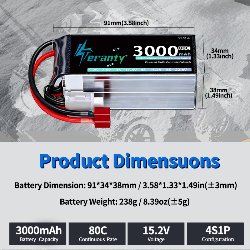 2 Stück TERANTY 14,8V 15,2V Li – Drone Rc Truck Bewertung und Preis